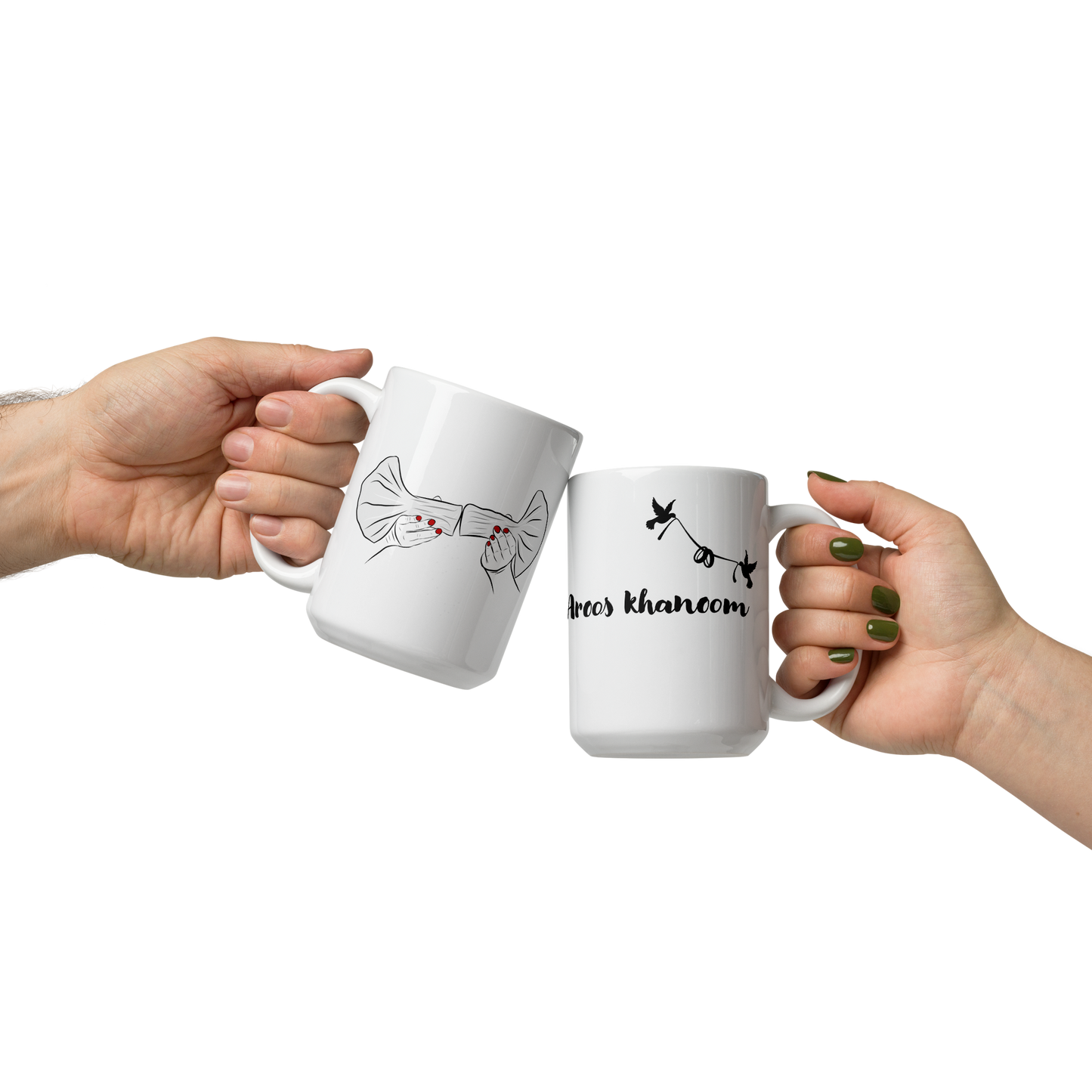 Aroos khanoom - White glossy mug