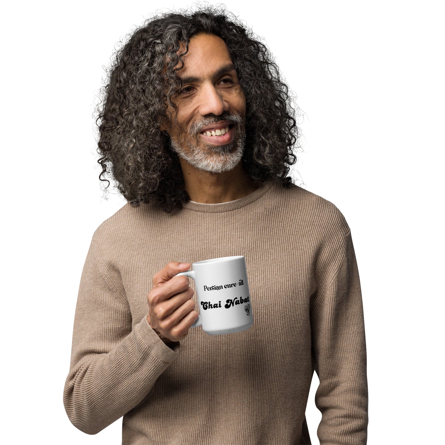 Persian Cure-all, White glossy mug
