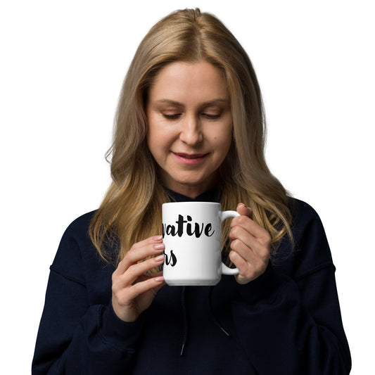 Conservative tears - White glossy mug