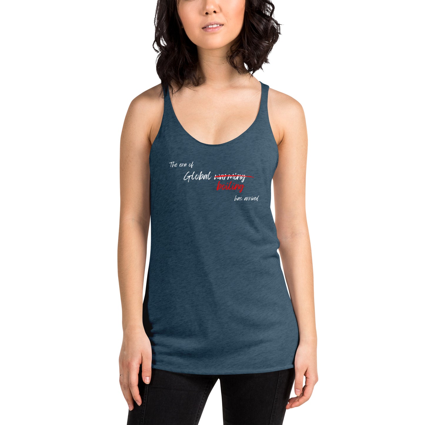 Global Warming, Global Boiling - Women's Racerback Tank