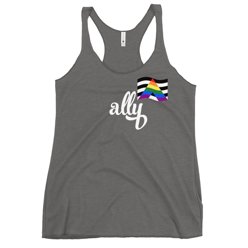 LGBTQ+ Ally - Women's Racerback Tank