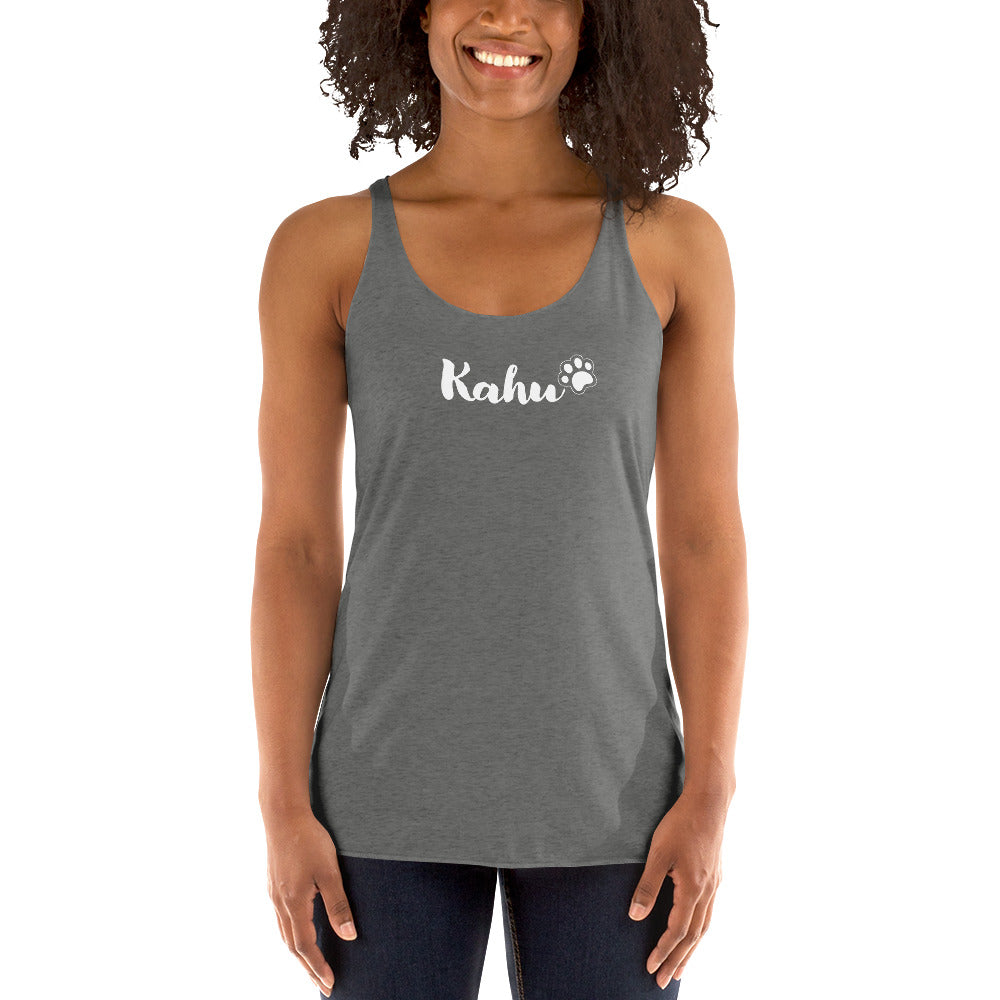 Kahu, Pet Guardian, Hawaii, Women's Racerback Tank