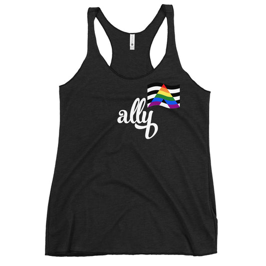 LGBTQ+ Ally - Women's Racerback Tank
