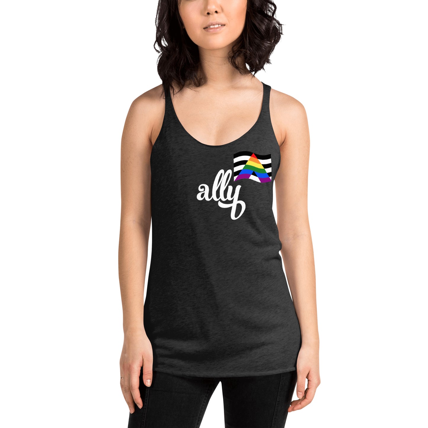 LGBTQ+ Ally - Women's Racerback Tank