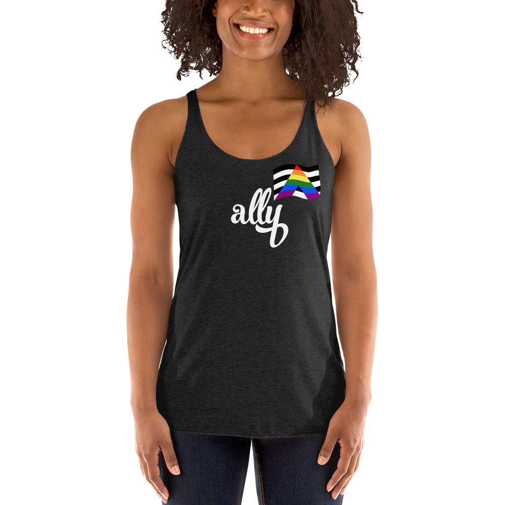 LGBTQ+ Ally - Women's Racerback Tank