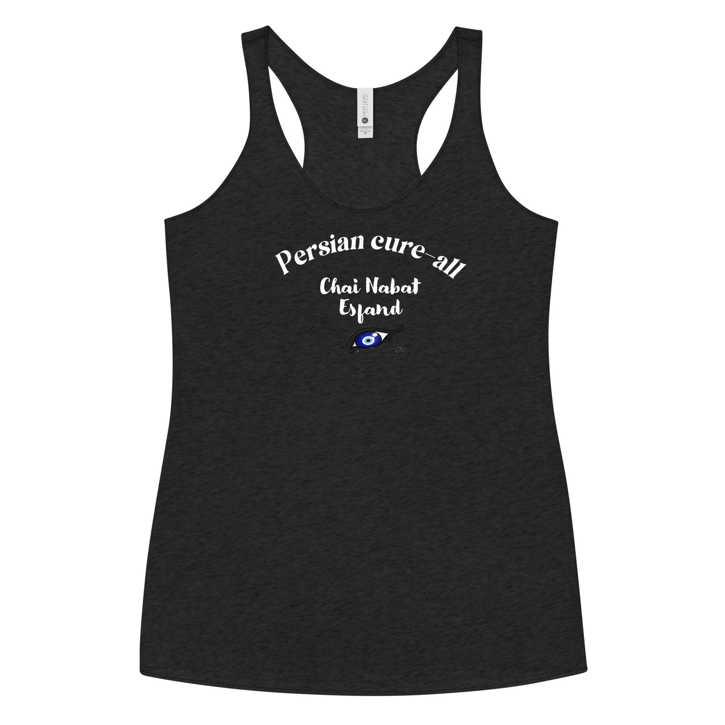 Persian Cure-all, Chai Nabat, Esfand, Evil Eye - Women's Racerback Tank
