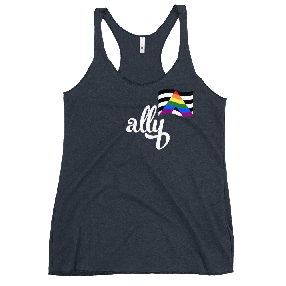 LGBTQ+ Ally - Women's Racerback Tank