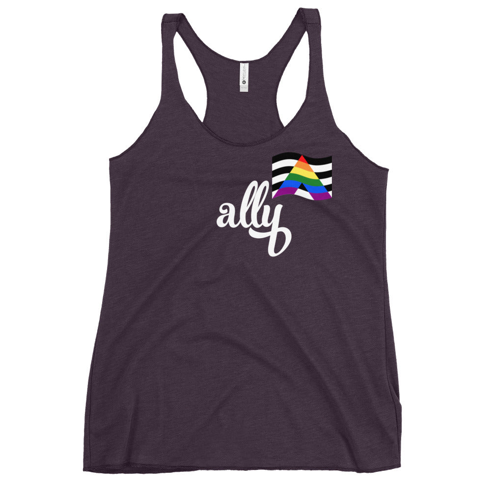LGBTQ+ Ally - Women's Racerback Tank