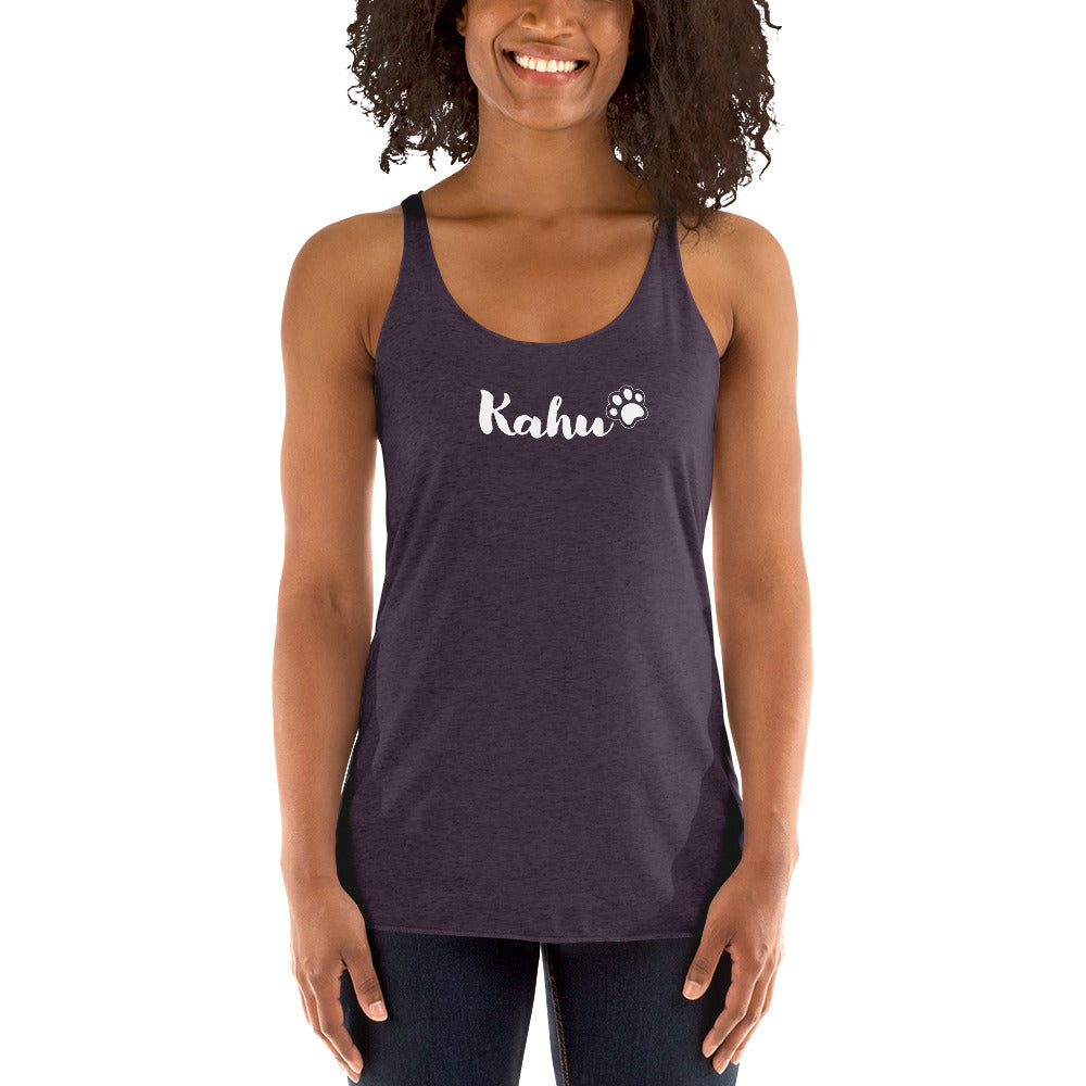 Kahu, Pet Guardian, Hawaii, Women's Racerback Tank