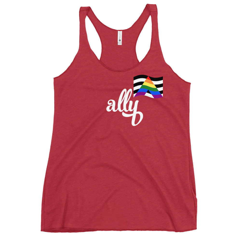 LGBTQ+ Ally - Women's Racerback Tank